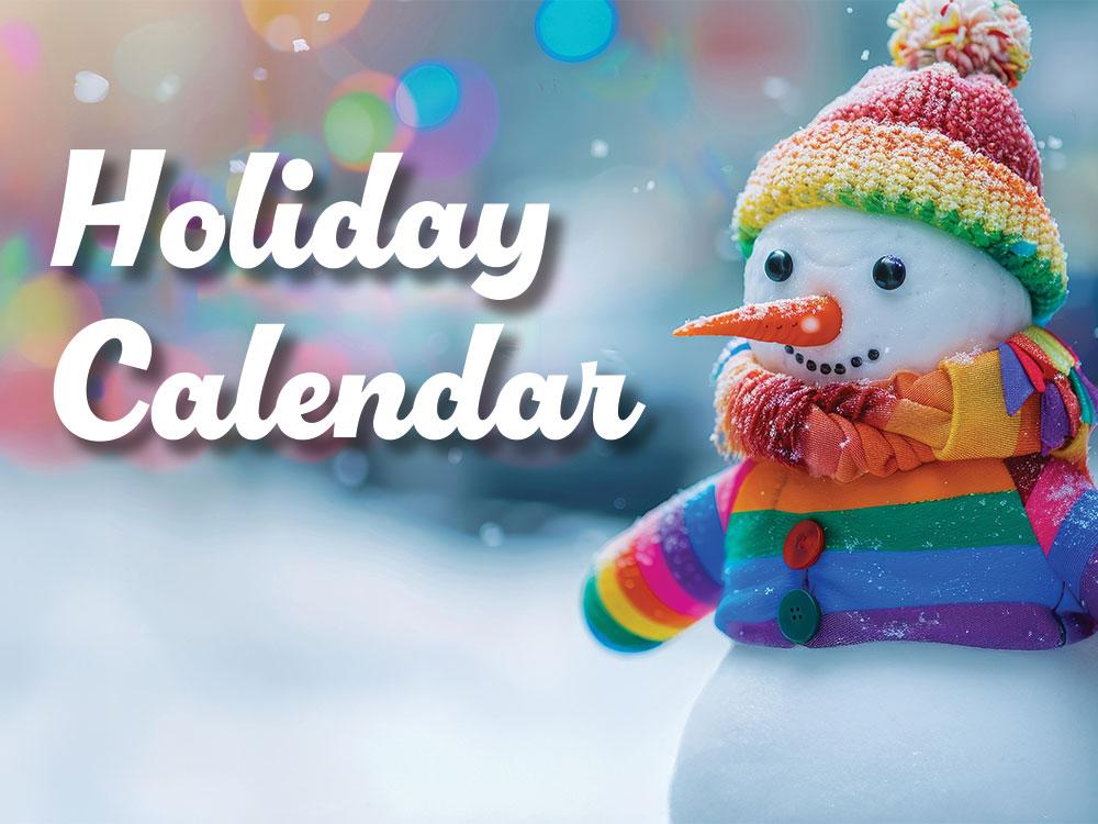 Holiday Calendar