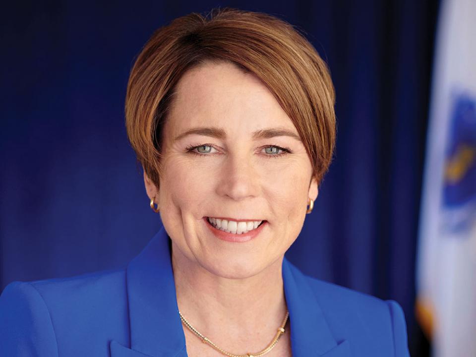 Gov. Maura Healey. Public domain photo via Wikimedia Commons.