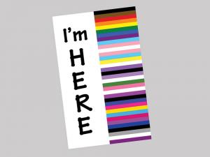 Back To School I'm HERE Badge Easily Identifies Safe and Supportive Educators